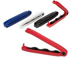 Grote zakenspanner 24 cm zwart - 72 gram - vaatwasmachine, vriezer, magnetron geschikt - twixit! zakenspanner