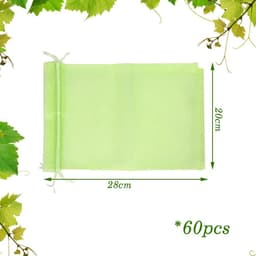 Fruitbeschermzakken voor Druiven, Perziken en Citrus - Bescherm uw Oogst tegen Ziekten en Regen — thumbnail 3