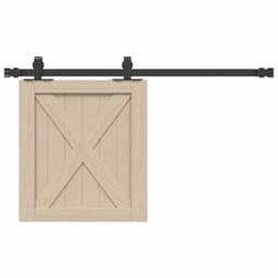 vidaXL - Ophangset - voor - schuifdeur - 91 - cm - koolstofstaal — thumbnail 3