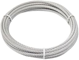 50 meter 1mm staaldraadkabel, spanstaaldraadkabel, gebruikt voor lichte ophangingsapparatuur en waslijnen. — thumbnail 1