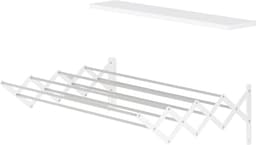 Uittrekbaar Wasrek - 70 cm - Wit - Ruimtebesparend — thumbnail 3