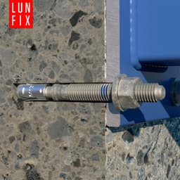 LUN FIX - Boutankers 16x220 mm - 10 stuks - verzinkt staal - beton, pergola, hek, poortbevestiging — thumbnail 3