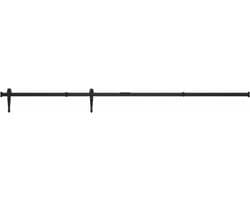 vidaXL - Ophangset - voor - minischuifdeur - 183 - cm - koolstofstaal