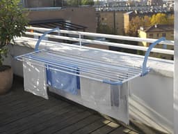 Inklapbaar Droogrek Universeel – Laundry Drying Rack -  Wasrek voor in de Badkamer/Tuin/Slaapkamer/Balkon – Duurzam ‎188 x 55 x 30 cm; 3.9 kg — thumbnail 2