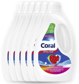 Coral - Vloeibaar Wasmiddel - Optimal Color - Voordeelverpakking 6 X 26 wasbeurten — thumbnail 4