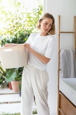 Curver Softex Wasmand - 45 liter - 57x37x27cm - Beige — thumbnail 3