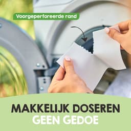Milieuvriendelijke Wasstrips 120 Wasbeurten Fresh Linen Wasmiddeldoekjes Wasvellen Wasmiddel Voordeelverpakking incl. wasverzachter wasdoekje — thumbnail 2