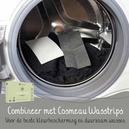Cosmeau Zwart Donkere Was Color Protect Wasstrips 10 Wasbeurten Wasvellen Wasmiddeldoekjes Sheets Laundry Strips — thumbnail 3