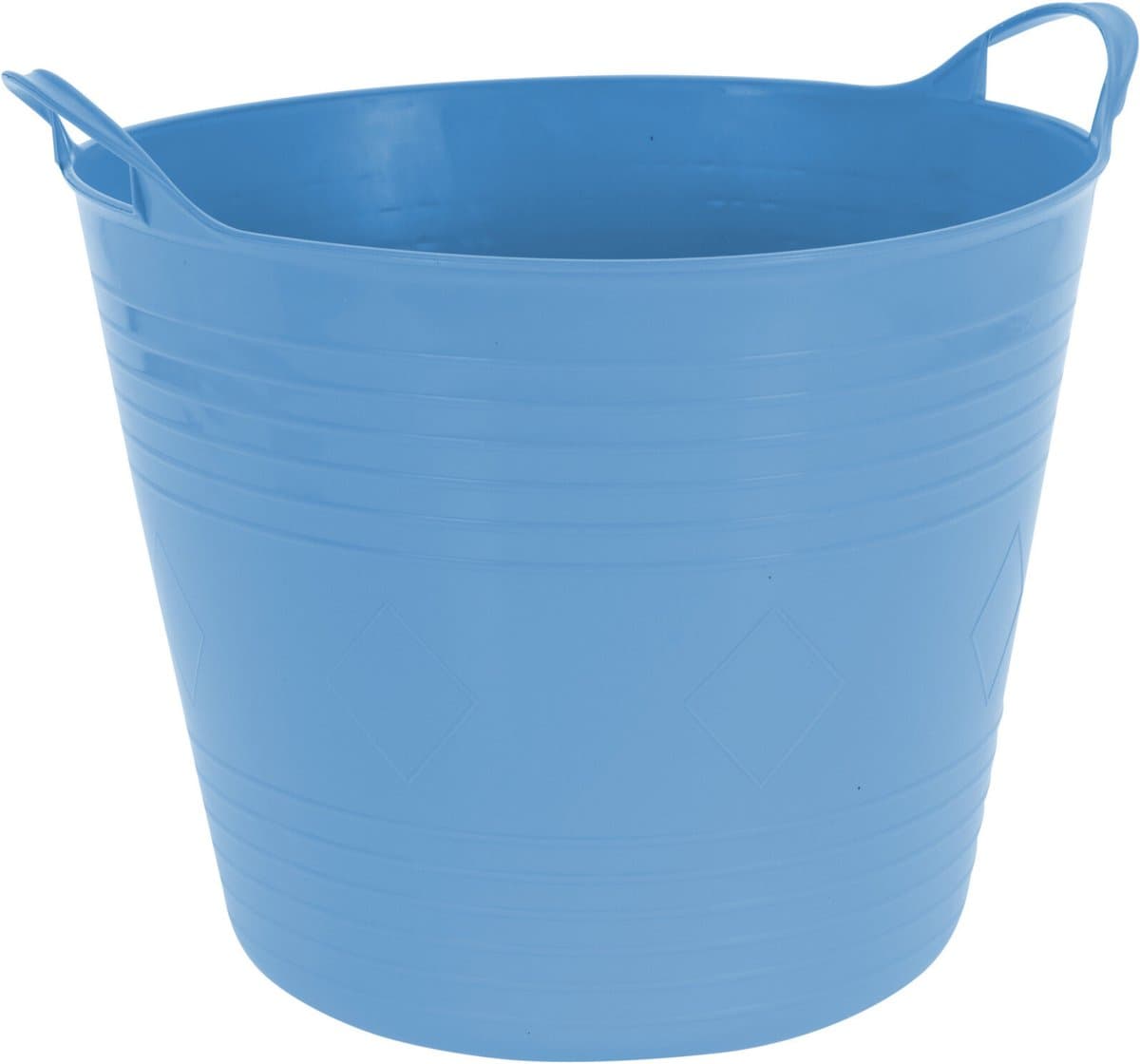 Excellent houseware Flexibele kuip / emmer - blauw - 27 liter - kunststof - 42 x 35 cm — afbeelding 1