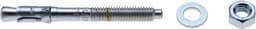 Betonanker Heavy-Duty - Wiganker Schroefbout - Zware Bevestiging - Gegalvaniseerd Expansiekegel - 8mm x 135mm - Zilverkleurig — thumbnail 5