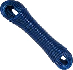 Sterke en Duurzame Stalen Waslijn op Rol, Transparant PVC Gecoat — thumbnail 1