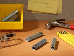 Binnendraadanker Gegalvaniseerd Staal voor Metselwerk en Steen - Verzonken Montage — thumbnail 1