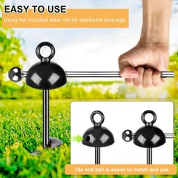 Hondenanker 38 cm RVS voor Honden tot 57 kg — thumbnail 2
