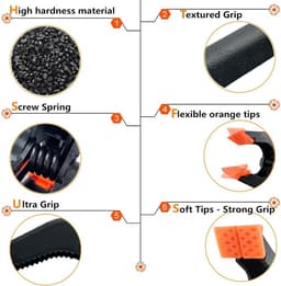 16-delige Veren Klemmen Set - 3 Inch Nylon Veerklemmen voor Achtergrond, Houtbewerking en DIY — thumbnail 5