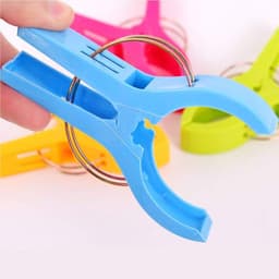 Set van 8 grote kledingclips voor wasgoed, strandhanddoeken en dekbedden — thumbnail 4