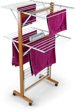 Arredamenti Italia 696 KONDOR – Droogrek met massief Beukenhout - 25m Drooglengte – kleur:hout-ARIT - Il cuore del legno — thumbnail 5