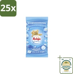25 x Robijn Droogtrommeldoekjes Morgenfris 20 stuks per verpakking - Grootverpakking - Droogtrommeldoekjes - Wasgoed Drogen - Frisheid Droger - Wasgoed Verzorgen - Kleding Beschermen — thumbnail 1