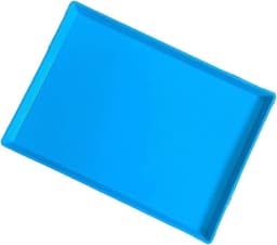 Grote Lekbak Kunststof - Waterdichte Opvangbak - Apparaten Beschermen - Hoge Drukbestendigheid - 74x50x3cm - Blauw — thumbnail 1