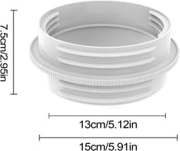 Afvoerslang Airco - Reservekanaal Ventilatie - Draagbare Koeling - Veelzijdige Installatie - 130/150mm Diameter — thumbnail 5
