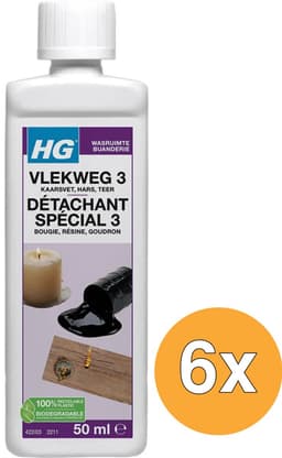 HG Vlekweg Nr3 - 6 x 50 ml - Voordeelverpakking — thumbnail 3
