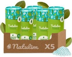 Natulim Fragrance Beads, Fragrance Beads for Clothes, Long-lasting Smell, No Harmful Chemicals, Suitable for Sensitive Skin and All Kinds of Clothes, 150 Washes, 5 Pieces