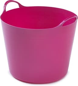 Flexibele emmer - 26 liter - Kunststof - Roze - 38 x 41 x 35 cm — thumbnail 1