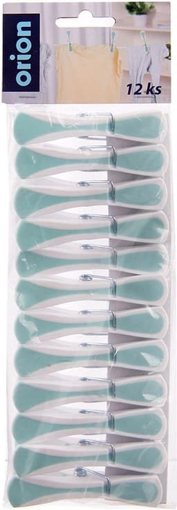 Wasknijpers Plastic 12 stuks - Set - Wasgoedknijpers - Knijpers voor Wasrek - Laundry — thumbnail 3