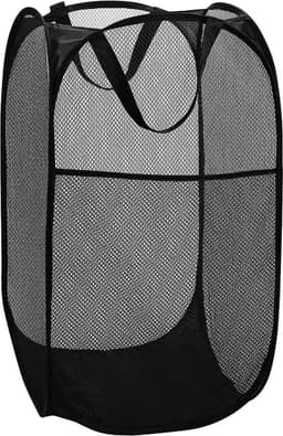 Wasmand Ruimtebesparend - Zwart - Wasmand Opvouwbaar - Opbergmand - Opbergzak - 60L - Opvouwbare Wasmand - Wasmand Zwart - Inklapbare Wasmand — thumbnail 1