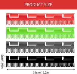Dailygoods- Sokkendroger Compact - Wasrek - Multifunctioneel Droogrek - Winddicht - Sokkenhouder - Kunststof 32x5 cm — thumbnail 4