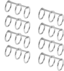 Dailygoods- Inbindringen Gegalvaniseerd Metaal - Herbruikbare Notebookringen - 3 Gaten - Losbladige Binding - Robuust Ontwerp - Superieure Functionaliteit - Notitieboekringen — thumbnail 3