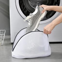 Waszak voor de Wasmachine - 2-Delige Mesh Set voor Schoenen, Bescherming en Schadepreventie tijdens het Wassen — thumbnail 3