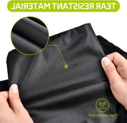 Trekkoord waszakken 2-pack 20 x 24 inch - Duurzame, opvouwbare waszakken voor vuile kleding, speelgoed en kampeerspullen - Ideaal voor studenten en op reis — thumbnail 3