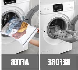 Set van 3 Wasnetten 60 x 50 cm - Duurzame Herbruikbare Reiswaszakken met Rits voor Delicate Kleding, Sokken en Ondergoed — thumbnail 2