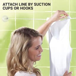 Lange Dunne Lijn voor Kleding en Accessoires - Reizen en Vakantie — thumbnail 2
