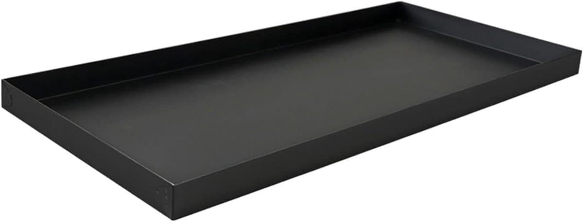 Roestvrijstalen Opvangbak - Lekbak Drip Pan - Voorkomt Lekkage - Naadloze Lasnaden - 81x18x2.5cm - Zilver — afbeelding 1
