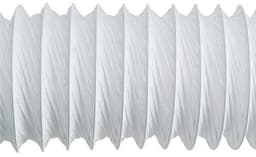 Dailygoods- Ontluchter Flexibele PVC - Afvoerslang Ø 80mm - Lengte 2,5m - Geschikt voor Wasdroger/Airco - Waterdichte Afdichting - Roestvrijstalen Klemmen — thumbnail 2