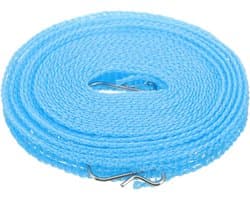 1 Rol Reiswaslijn Winddichte Kleding Drooglijn Verstelbare Antislip Buitenlijn voor Camping Gemakkelijk Te Installeren Compact Draagbaar Willekeurige Kleur