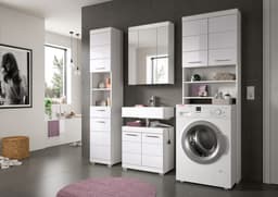 xonox.home wasmachine-overkast Scout wit imitatie (B/H/D: 63x191x24 cm) — thumbnail 2