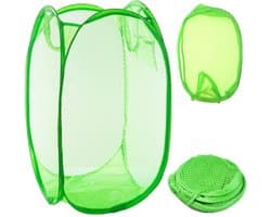 Opvouwbare Wasmand - Opbergmand 40L - Compact & Handig - Reis accessoires - Vakantie benodigdheden - Groen — afbeelding 1