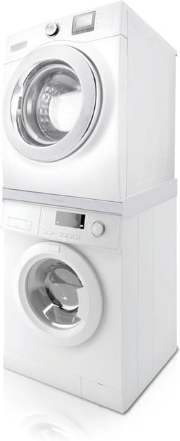 ​KAD® Stapelkit Wasmachine en Droger - Universeel Tussenstuk - Wasmachine Verhoger - Wit - 60cm x 55cm x 8cm — thumbnail 5