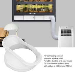 Dailygoody - Airconditioning - Afvoerslang - Verbindingsstuk - Rood - Slangadapter - Draagbare mobiele airconditioning - 150 mm — thumbnail 2