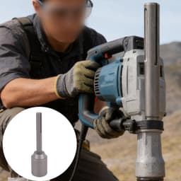 T-paalschroevendraaier voor diepe grond, ideaal voor het bevestigen van hekpalen en aardingspennen, 45 mm formaat — thumbnail 2