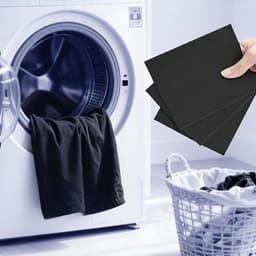 Kledingverf Vellen - Kleurhersteller Textiel - Kleding Opfrissen - Vermindert Waswrijving - 10 Stuks - Zwart — thumbnail 3