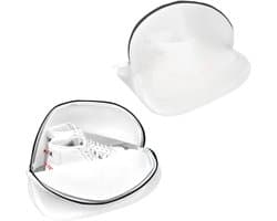 Waszak voor Schoenen en Delicate Kleding, Antideform, Mesh, Met Rits (2 Stuks) - Ideaal voor Wassen en Bescherming van Textiel