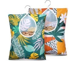 Wasknijper Tas - Kleding Pin Houder - Wassen Organiseren - Waterdicht Stevig - 38 x 28 cm - Zomer Thema