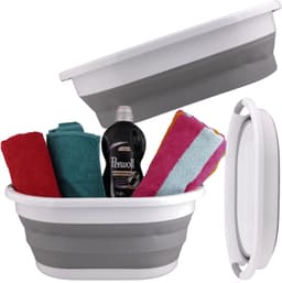 Mona Serie - Opvouwbare Wasmand - 25L - Antislip Handgrepen - Compact Ontwerp — thumbnail 4