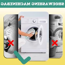 Set van 2 Waszakken voor Schoenen, Herbruikbare Waszak met Ritssluiting voor Diverse Schoenen, Ideaal voor de Wasmachine en Bescherming tegen Beschadiging — thumbnail 3