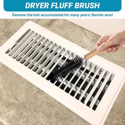Droger Vent Cleaner - Pluisverwijderaar Kit - Wasruimte Onderhoud - Flexibele Slang - 80 cm - Blauw — thumbnail 2