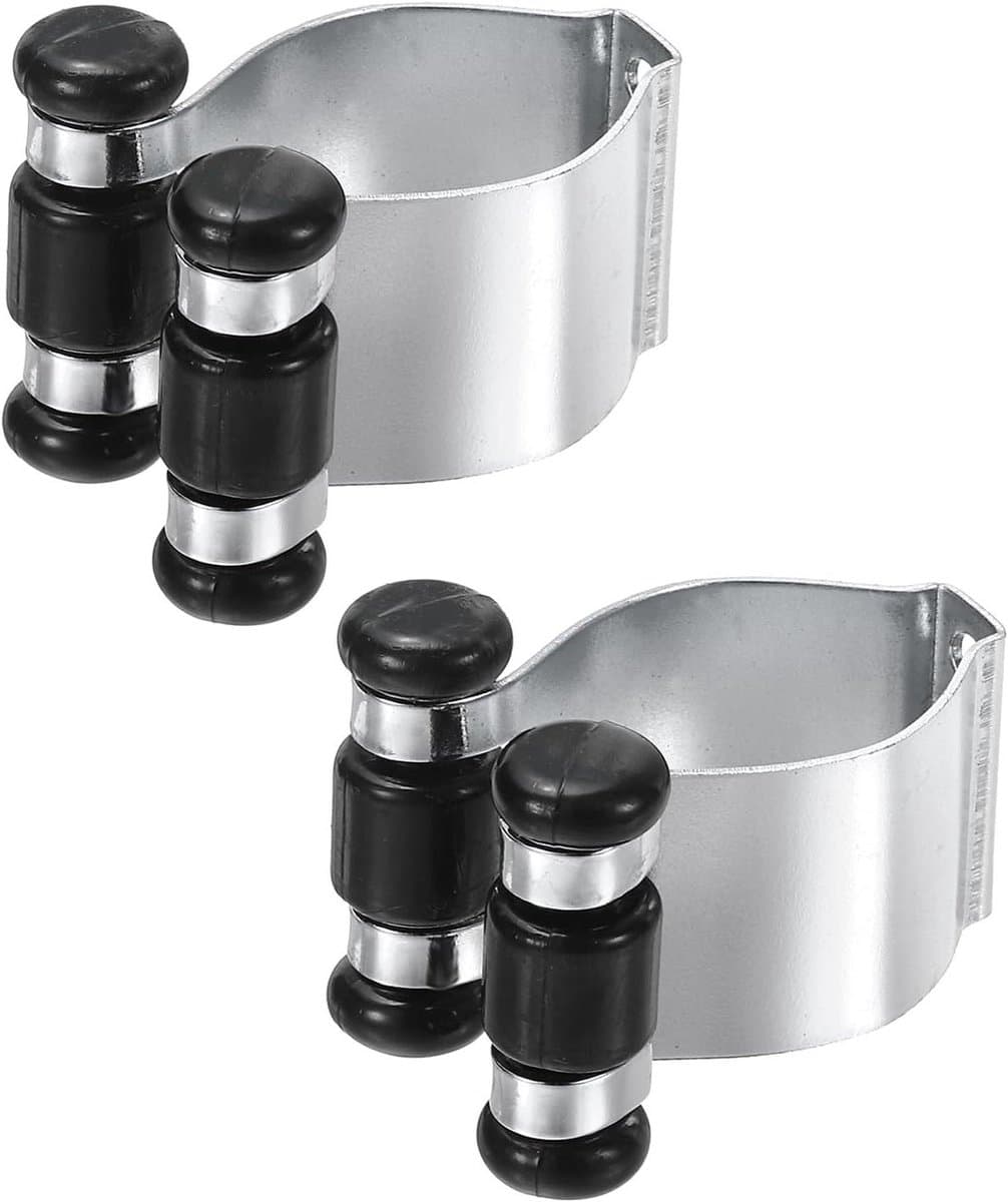 Pool Keu Clips - Keu Houder - Keus Opbergen - Ruimtebesparend Ontwerp - 2 Stuks - Zilver — afbeelding 1