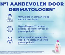 Le Chat Gel Sensitive Color - Vloeibaar Wasmiddel - Geschikt Voor Gekleurde Was - Frisse Geur - Marseille Zeep - Voordeelverpakking - 4 x 33 Wasbeurten — thumbnail 2